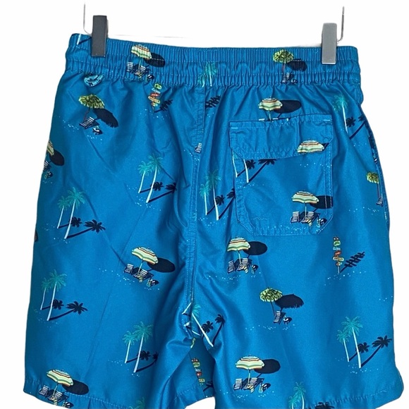 GOODFELLOW & Co Boys Blue Swim Trunks Small - Picture 3 of 6